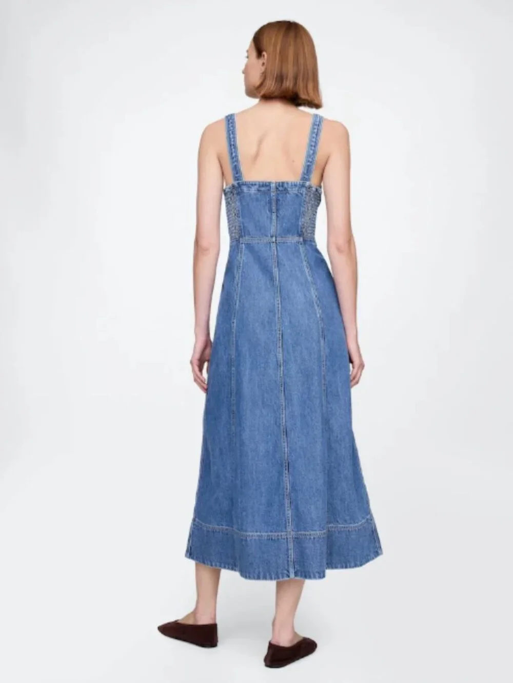 Gap UltraSoft Denim Maxi Dress - Picture 2 of 4